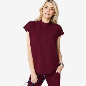 FIGS - Burgundy Scrub Set